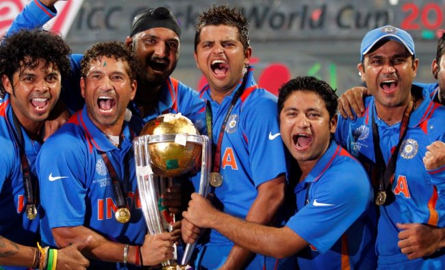   India lifted the world cup in 2011